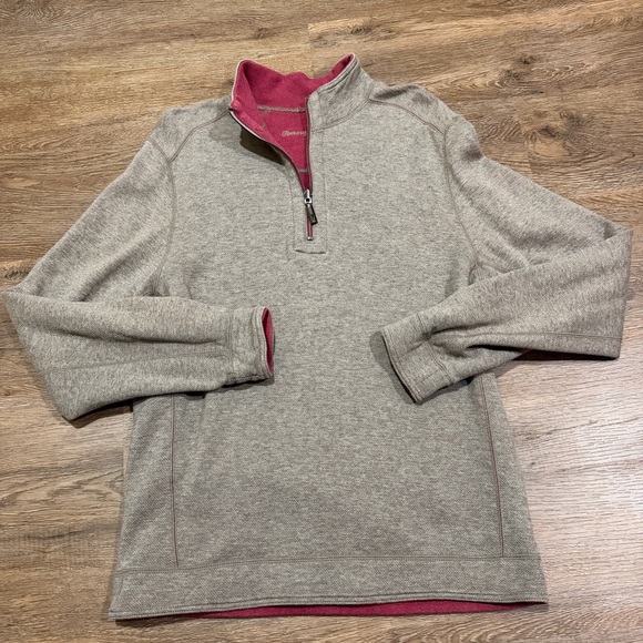 Tommy Bahama Other - Tommy Bahama Reversible Quarter-Zip Pullover